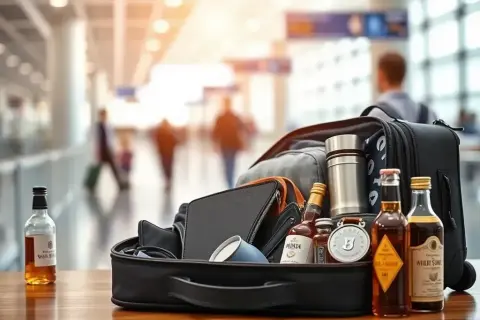 Czy w bagażu rejestrowanym można przewozić alkohol? Oto zasady i limity