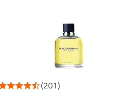 Flakon perfum Dolce & Gabbana Pour Homme, klasyczny zapach dla mężczyzn, z oceną 4,6 gwiazdek.