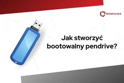 Niebieski pendrive, gotowy do stworzenia dysku rozruchowego. Jak przygotować bootowalny pendrive?