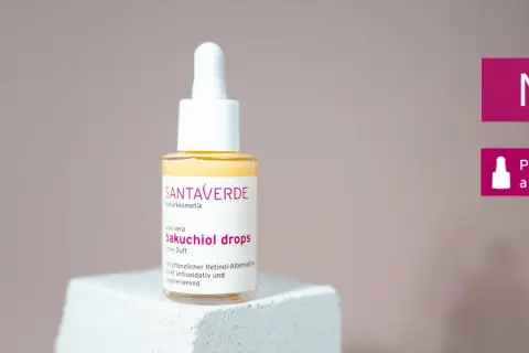 SANTA VERDE Bakuchiol Drops: Die pflanzliche Retinol-Alternative mit antioxidativer und regenerierender Wirkung. Neu & aus Recycling.