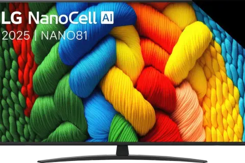 LG NanoCell AI 2025 NANO81. Zobacz, co to jest nanocell – technologia zapewniająca żywe kolory na ekranie telewizora.