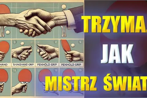 Jak trzymać rakietkę do tenisa stołowego - unikaj tych błędów
