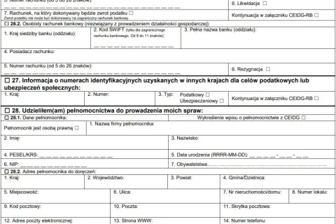 Jak wypełnić wniosek CEIDG: zawieszenie działalności krok po kroku
