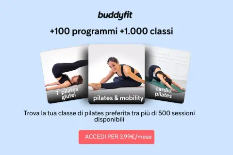 Inizia la tua trasformazione fisica con Buddyfit: pilates, mobility e cardio per oltre 1000 classi.