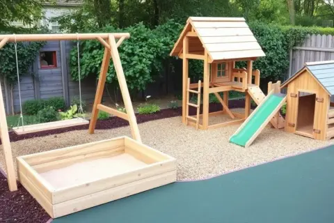 Drewniany plac zabaw DIY: Przewodnik krok po kroku i bezpieczeństwo