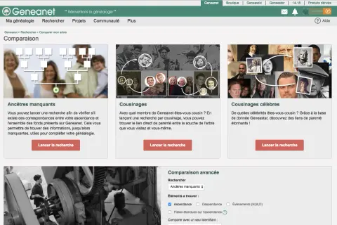 Découvrez votre **geneastar cousinage** avec Geneanet. Explorez les liens de parenté, trouvez des ancêtres manquants et comparez votre arbre.