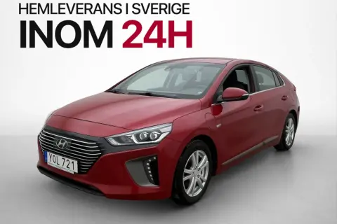 Röd hyundai ioniq begagnad, hemleverans inom 24h i Sverige.