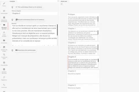 Synopsis du chapitre 3 : Yuni, étudiante à Strasbourg, se réveille d'un cauchemar traumatisant. Elle doit présenter un exposé juridique malgré son manque de préparation.