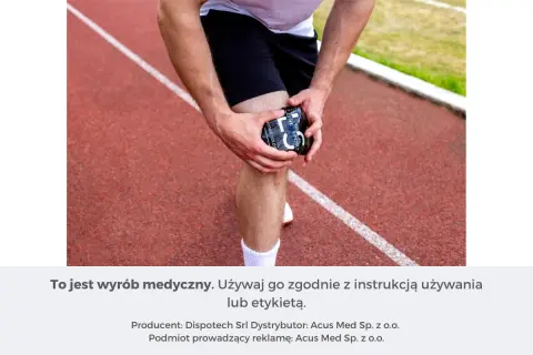 Biegacz z zimnym okładem na kolanie. Dowiedz się, zimne okłady na kolano jak długo stosować, by szybko wrócić do formy.