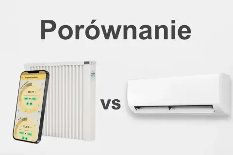 Porównanie: grzejnik sterowany aplikacją vs klimatyzator. Który system ogrzewania wybrać?
