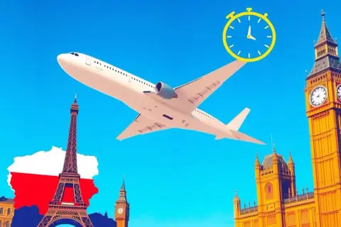 Ile trwa lot do Londynu? Poznaj czasy lotów z różnych miast