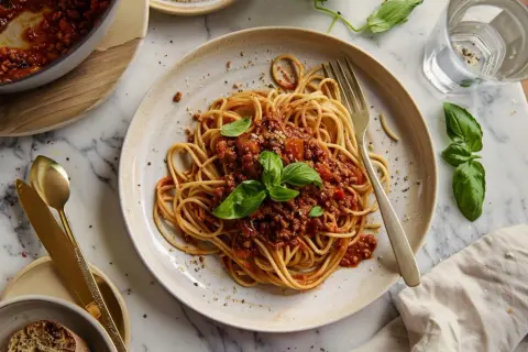 Idealne spaghetti z granulatem sojowym? Poznaj mój przepis!