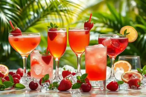Orzeźwiające drinki z syropem arbuzowym na każdą okazję