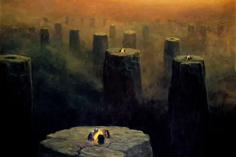 Malarstwo Beksiński: Odkryj mroczne piękno jego surrealistycznych wizji