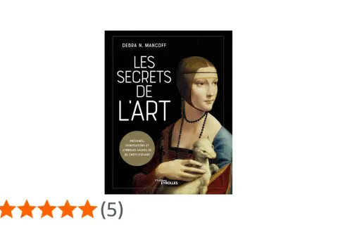 L'image de l'homme : la couverture du livre "Les Secrets de l'Art" de Debra N. Mancoff, avec une reproduction de la Dame à l'hermine.