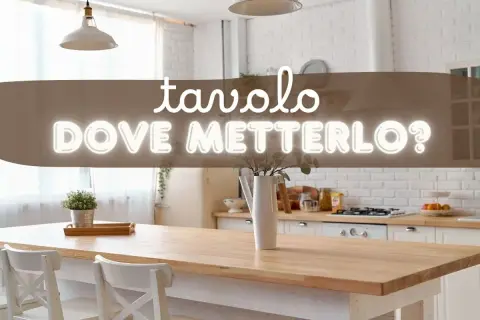 Tavolo in cucina: scopri come posizionare il tavolo per ottimizzare lo spazio e creare un ambiente accogliente.