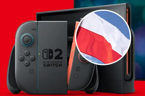 Nintendo Switch z polską flagą. Czy nintendo switch ma polskie menu? Tak, konsola oferuje polskie menu.