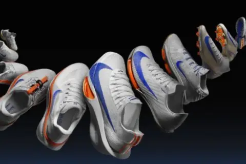Kolekcja butów Nike, od prototypów po gotowe modele, gotowa do zgłoszenia reklamacji.
