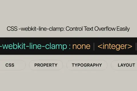 CSS -webkit-line-clamp : none | <integer>. Contrôle le texte qui dépasse facilement.