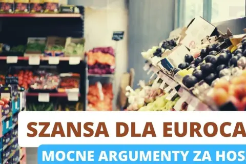 Szeroki wybór świeżych owoców i warzyw w sklepie, sugerujący potencjalne zyski dla eurocash akcje.