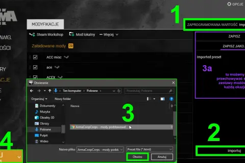 Arma 3 Workshop: Mody, instalacja, błędy kompleksowy poradnik