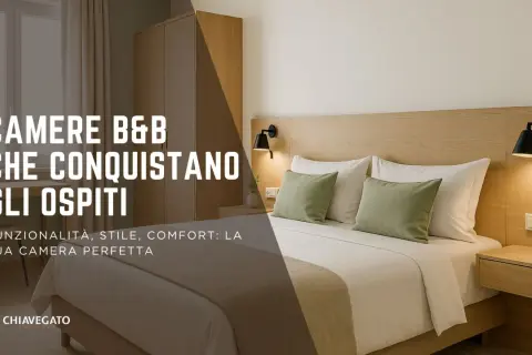 Arredamento B&B: camere che conquistano gli ospiti con funzionalità, stile e comfort. Idee per la tua stanza perfetta.
