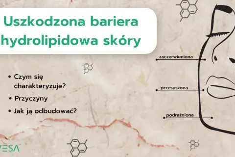 Uszkodzona bariera hydrolipidowa skóry objawia się zaczerwienieniem, przesuszeniem i podrażnieniem. Dowiedz się, jak ją odbudować.