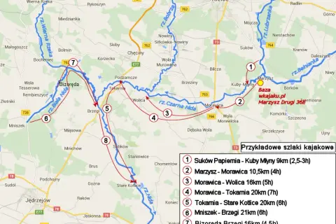 Czarna Nida kajakiem: Zaplanuj idealny spływ trasy i koszty