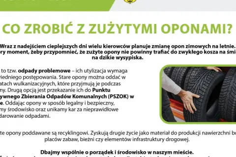 Ile można oddać opon na PSZOK? Sprawdź limity w Twoim mieście
