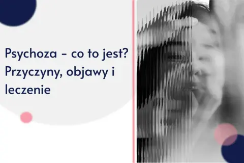 Psychoza - co to jest? Przyczyny, objawy i leczenie. Zniekształcony obraz twarzy symbolizuje zaburzenia postrzegania.