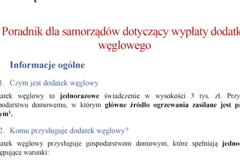 Mieszkasz w bloku? Dodatek węglowy czy Ci przysługiwał?