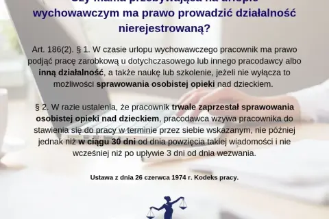 Urlop wychowawczy: Bezpłatny, ale z ZUS? Poznaj swoje prawa!
