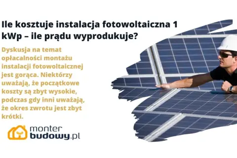 Ile kosztuje 1 kWp fotowoltaiki? Sprawdź, co wpływa na cenę
