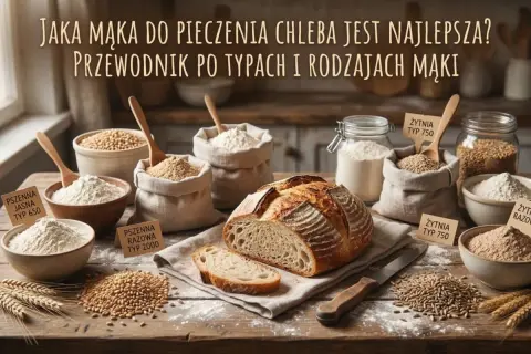 Przewodnik po mąkach do chleba: pszenna, żytnia, razowa. Dowiedz się, jaka mąka jest najzdrowsza do pieczenia.