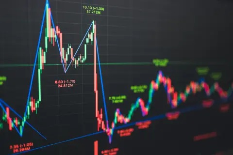 Wykres świecowy z liniami trendu. Analiza danych finansowych, co to znaczy HFR w kinie?