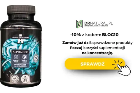 Suplement diety Alpha GPC od Apollo's Hegemony – Twój brain booster dla lepszej koncentracji i pamięci. Sprawdź!