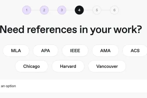Potrzebujesz cytatów? Wybierz styl: MLA, APA, IEEE, AMA, ACS, ABNT, Chicago, Harvard, Vancouver.