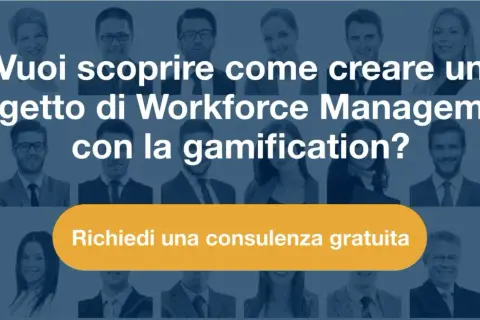 Scopri come ottimizzare il workforce management con la gamification. Richiedi una consulenza gratuita per il tuo progetto.