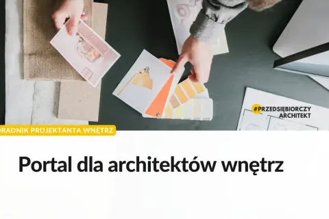 Ręce projektanta wnętrz wybierają inspiracje i próbki kolorów. PKD projektowanie wnętrz to portal dla architektów.