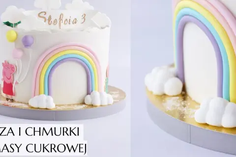 Jak przykleić ozdoby z masy cukrowej do tortu w prosty sposób
