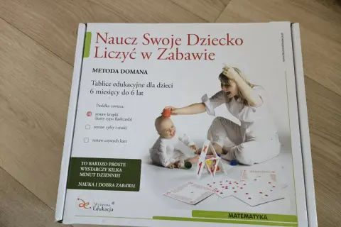 Zestaw "Naucz Swoje Dziecko Liczyć w Zabawie" z metodą Domana. Idealny sposób, jak nauczyc dziecko liczyc, od 6 miesięcy do 6 lat.