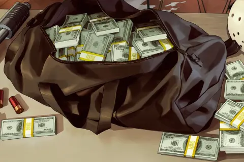 Torba pełna pieniędzy, broń i maska. Zastanawiasz się, ile będzie ważyć GTA 6?