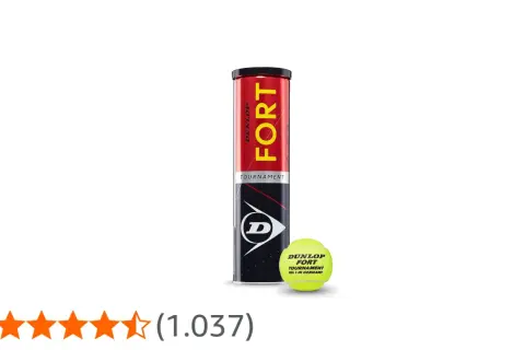 Palline da tennis Dunlop Fort Tournament, un set pronto per il gioco.