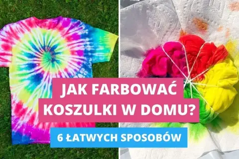Wybielanie koszulki: Stwórz unikalny wzór tie-dye krok po kroku