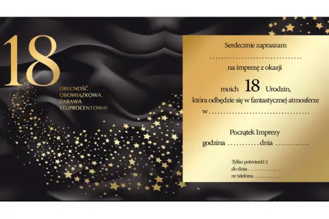 Zaproszenia na 18. urodziny: Wzory, teksty i gotowe pomysły!