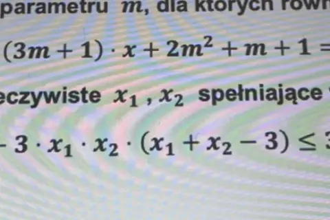 Jakie wartości parametru m spełniają równanie? Odkryj odpowiedzi!