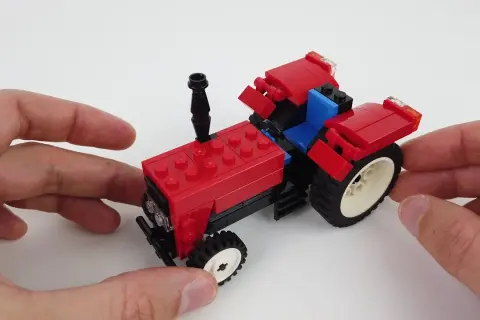 Jak zbudować traktor z LEGO - prosta instrukcja krok po kroku