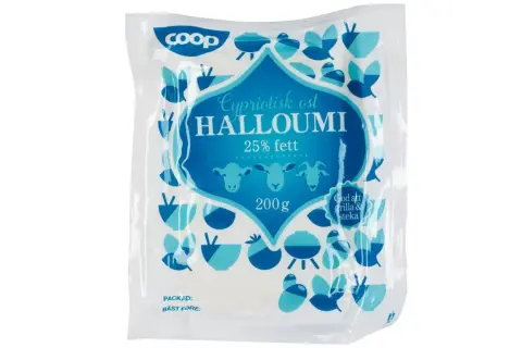 Coop halloumi, 25% fett, 200g. Perfekt för grillning och stekning. Tänk på halloumi kalorier när du njuter av denna goda ost.
