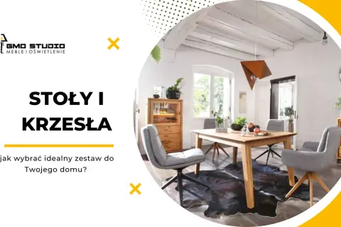 Stylowy drewniany stół i wygodne krzesła tworzą idealny zestaw do jadalni.
