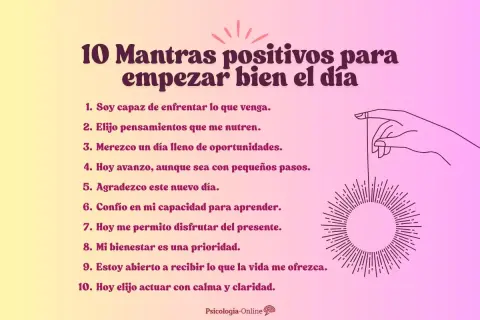 10 mantras poderosos en español para empezar el día con energía positiva. Afirmaciones para la confianza, gratitud y bienestar.